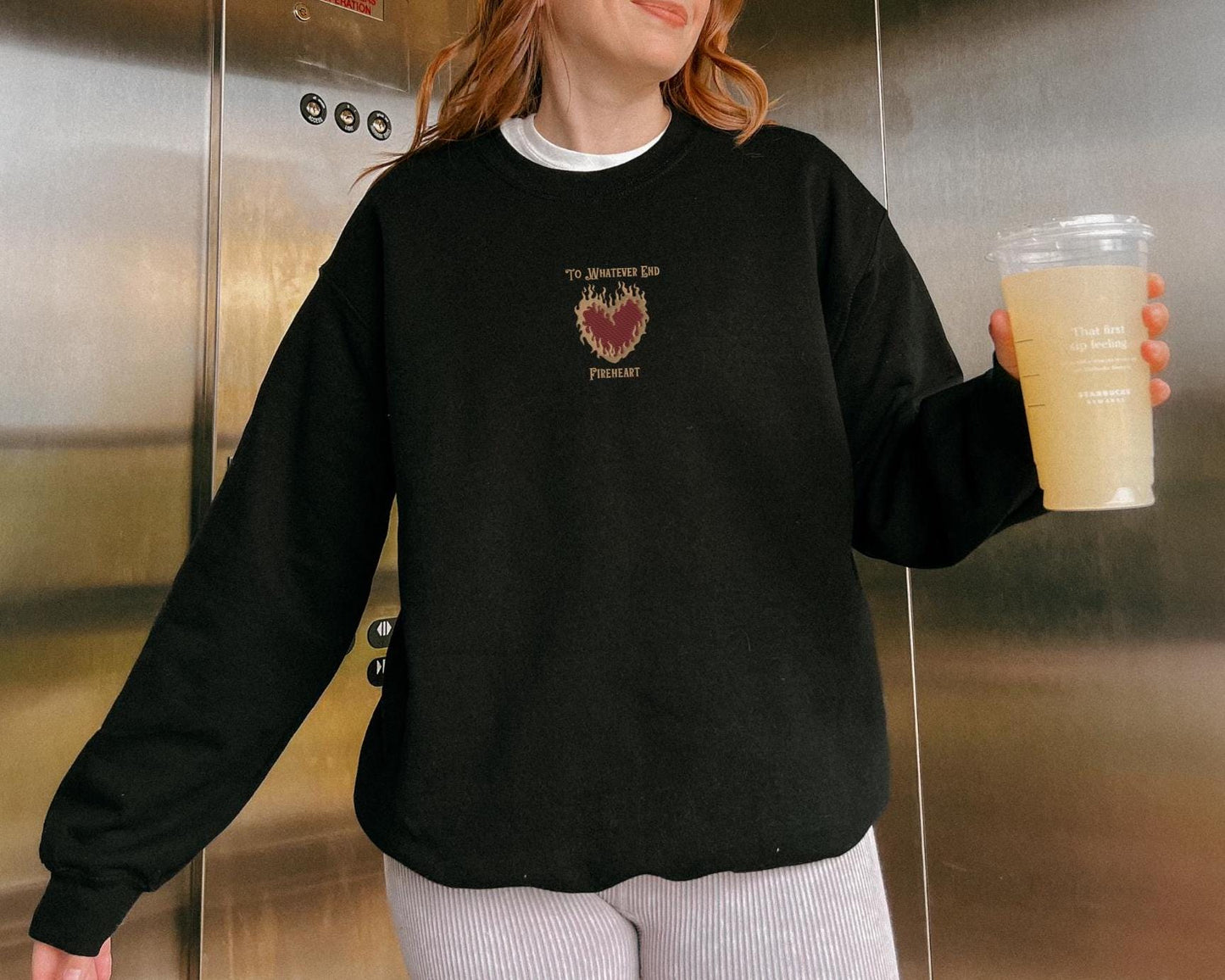 Embroidered Fireheart Throne of Glass Hoodie, Sarah J Maas, ACOTAR Sweater, Bookish Shirt, Gifts for Booklovers, Embroidered Bookish Gifts