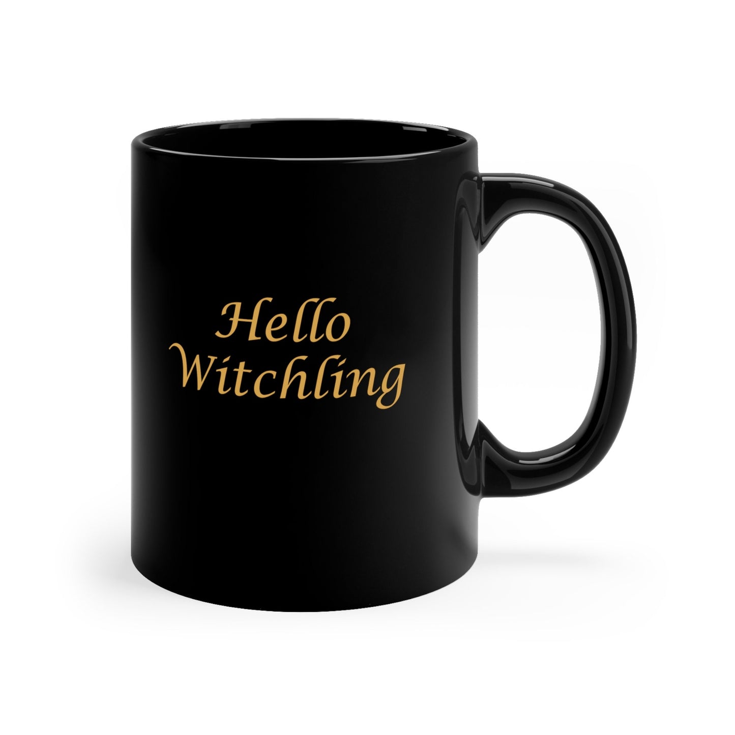 Hello Witchling Black Mug, Throne of Glass, ACOTAR, Sarah J Maas Merch, Abraxos, Manon Blackbeak, Bookish, Gift for Readers, Booklovers
