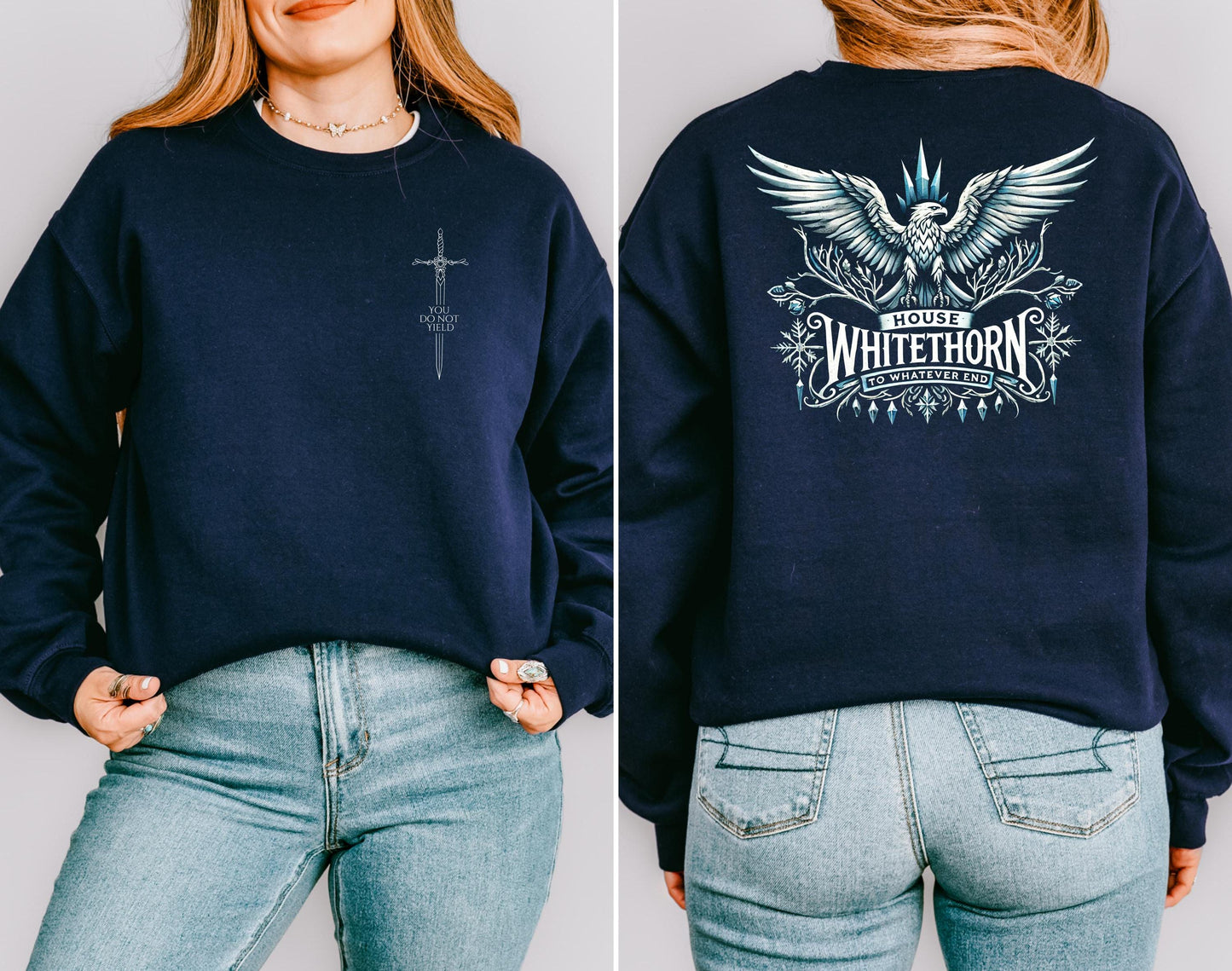 Rowan Throne of Glass Sweatshirt, ACOTAR, Sarah J Maas, Booklovers Tees, Bookish Bookworm, Crescent City, Velaris, Terrasen, Booktok Merch