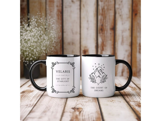 Velaris Coffee Mug, ACOTAR Merch, The Night Court, Bookworm, Booklovers, Court of Thorns and Roses, Rhysand Feyre, Sarah J Mass Merch, SJM
