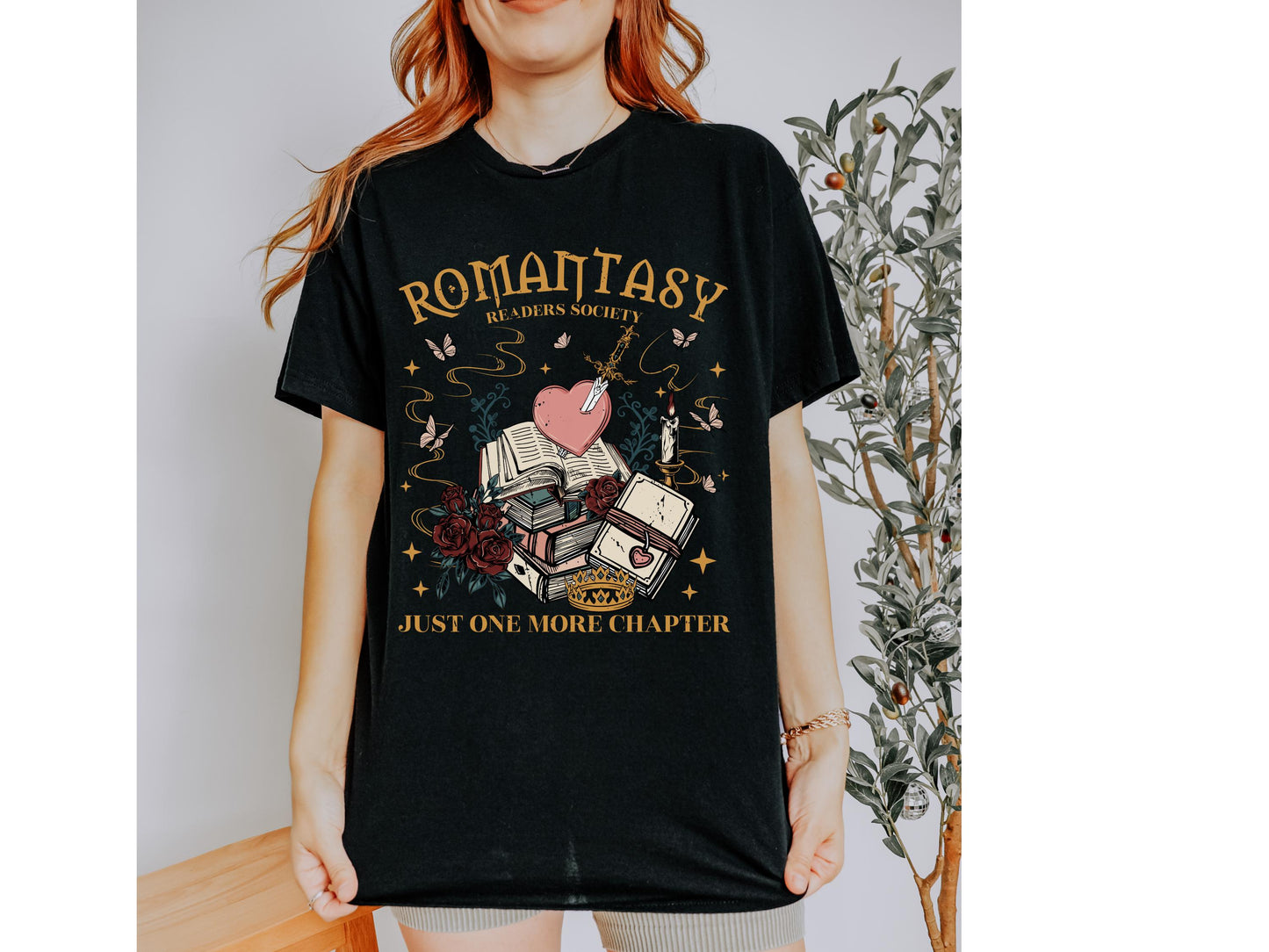 Romantasy Reader Sweatshirt, Gift for Readers, Book Lover Gift, Fantasy Romance Reader Merch, Bookish Merch, Book Sweatshirt, Booktok