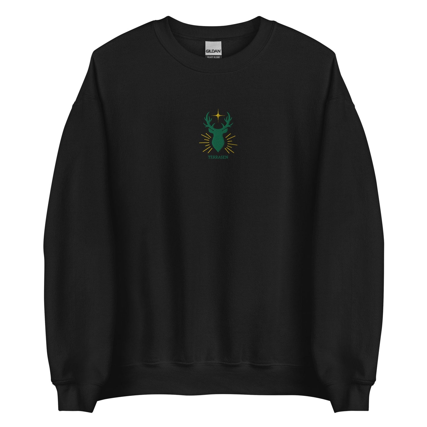 Terrasen Stag Embroidered SweatShirt | Sarah J Maas | Throne Of Glass | SJM Merch | Bookish Merch | ACOTAR | Aelin Galathynius | TOG Sweater