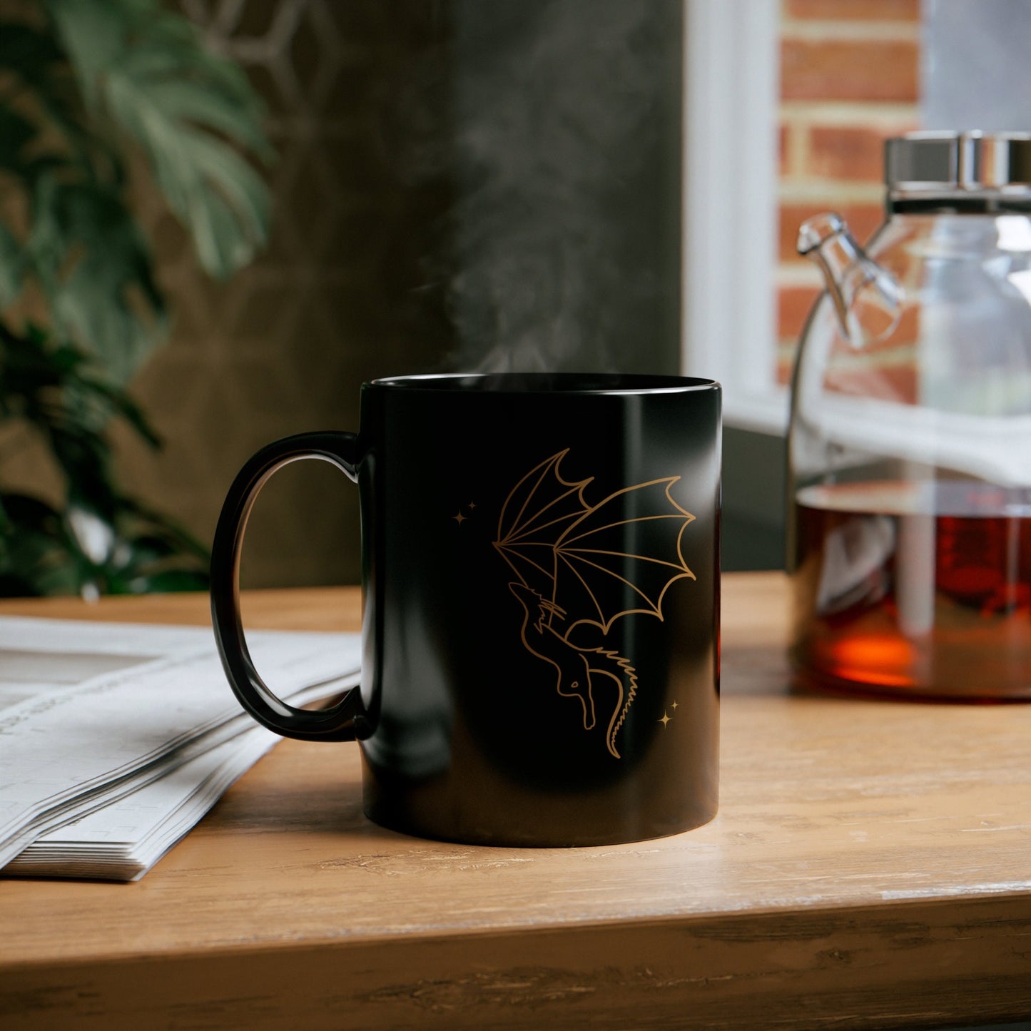 Hello Witchling Black Mug, Throne of Glass, ACOTAR, Sarah J Maas Merch, Abraxos, Manon Blackbeak, Bookish, Gift for Readers, Booklovers